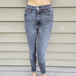 LEVI'S | Altered Gray 721 High Rise Skinny Jeans